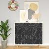Self-adhesive Film - vidaXL - Black Stone - 500x90 Cm - PVC - Waterproof
