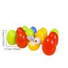 16PCS Colorful Easter Surprise Eggs Cartoon Colorful Plastic Eggs Stuffed Bunny Dolls  Easter Party