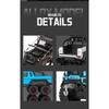 Дорожная версия 1/24 Benz G63 6*6 Шины Сплав Пикап Модель автомобиля Литье под давлением Металл Внедорожники Модель автомобиля Звук Свет Детская игрушка Подарок