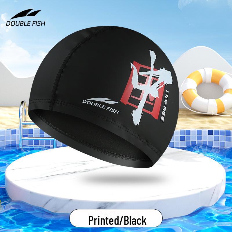 Pisces Adult Водонепроницаемая шапочка для плавания большого размера для мужчин и женщин - удобная шапочка с полиуретановым покрытием