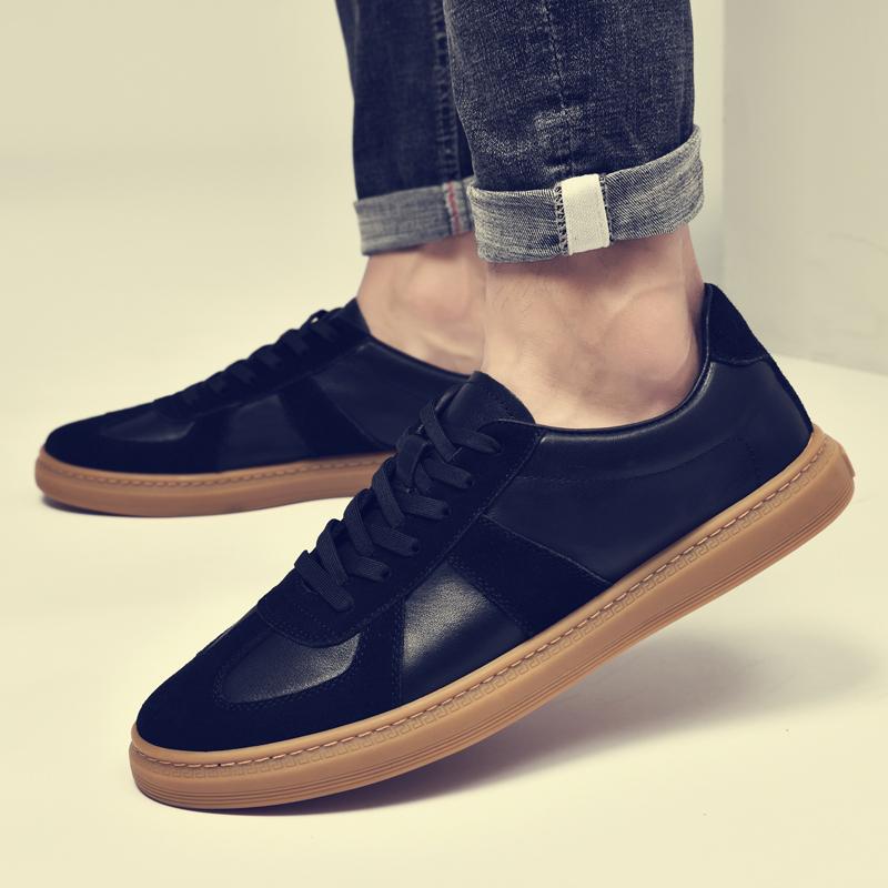 Мужская повседневная обувь из натуральной кожи, деловая офисная обувь на шнуровке, белая, черная мужская обувь, модные кроссовки