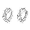 Shandtsuki Ring Earrings Ladies Earrings Hoop Earrings Dangling Earrings Zirconia Drop Earrings Simple Business Earrings Compatible with Metal