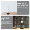 Lamp Shade Light Bulb Clip Adapter Lamp Shade Lamp Bulb Holder Clip Lampshade Adapter