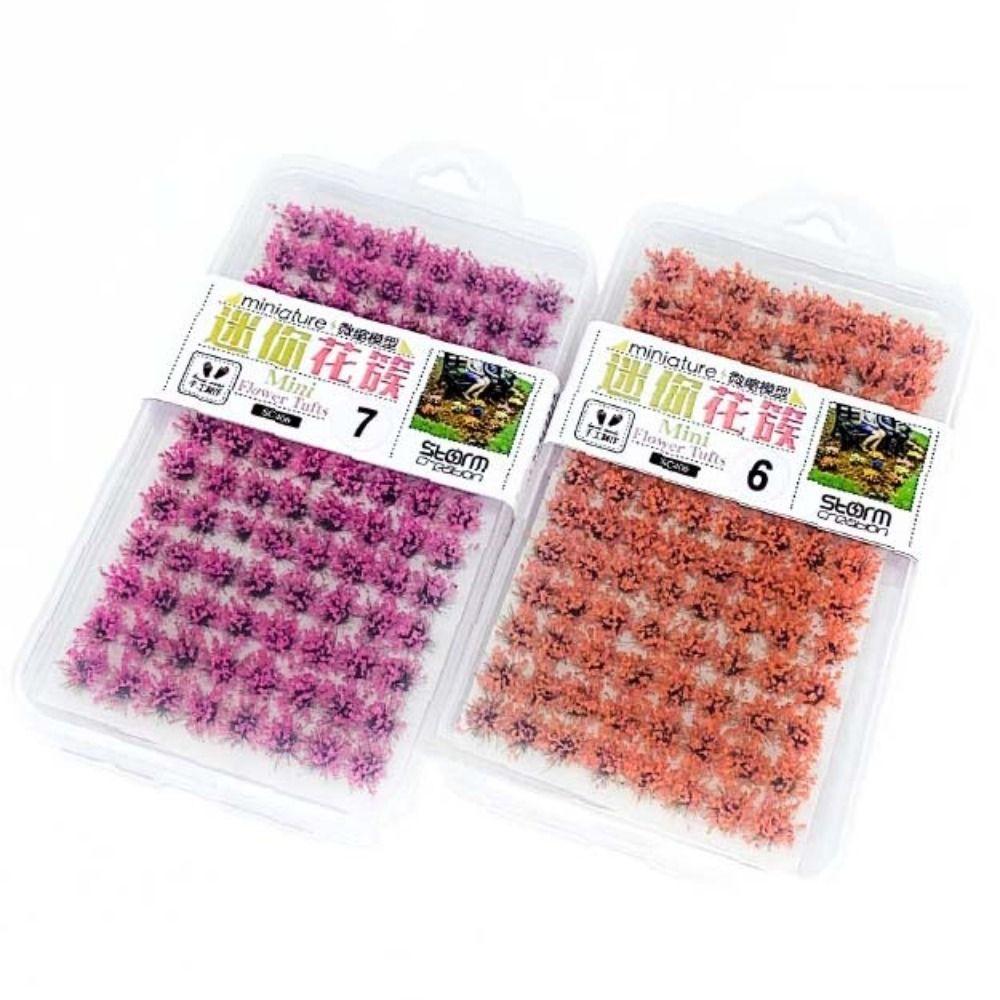 Симуляция Миниатюрный Цветок Трава Модель Изготовление Железнодорожный Поезд Статическая Трава Пучок Смола Луговой Пейзаж Мини Цветочный Пучок