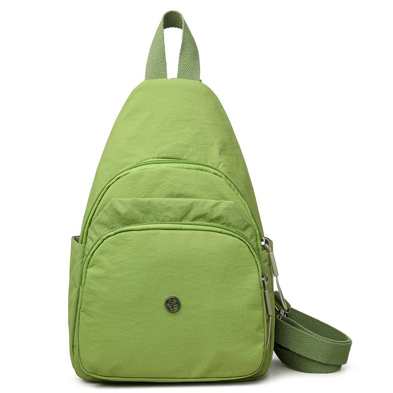 Многофункциональная нагрудная сумка для женщин, дорожный рюкзак, однотонная сумка через плечо