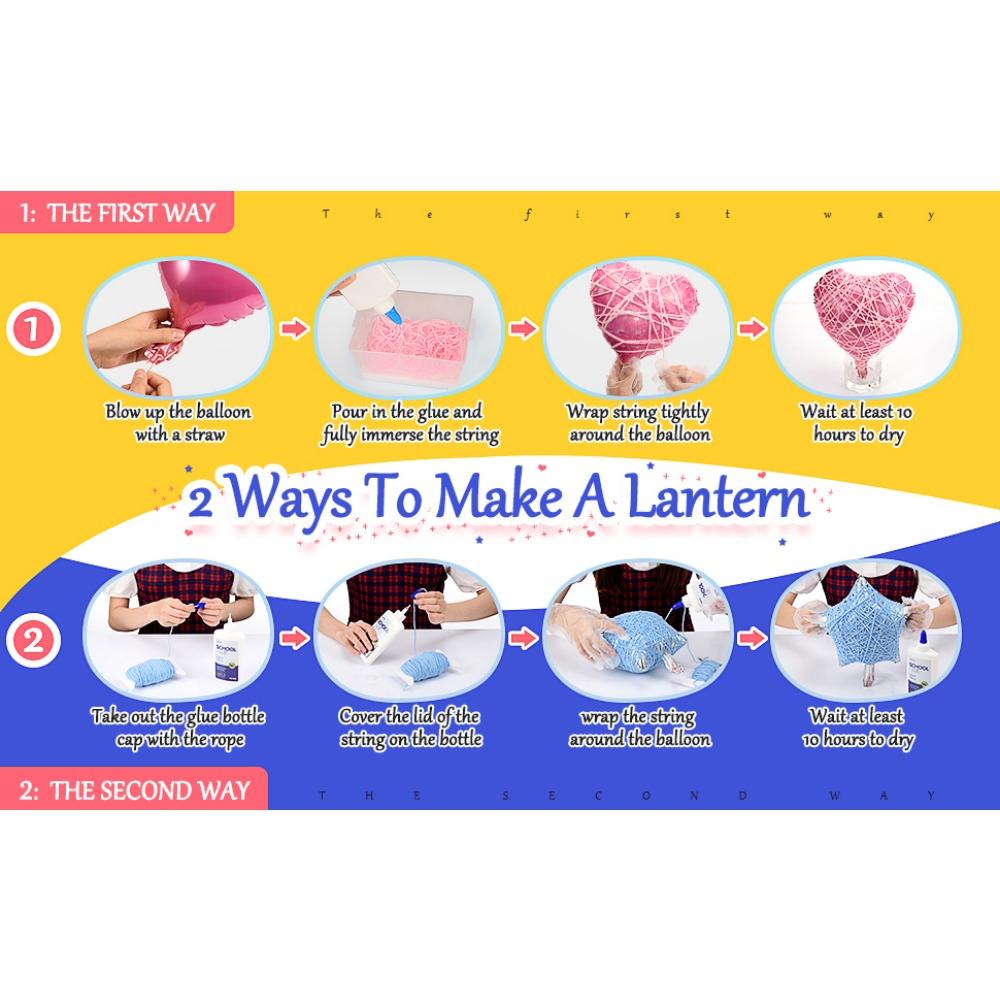 3D-ниточный художественный набор, набор для рукоделия, детские подарки для девочек для игр от 9 до 12 лет, фонари, украшения ручной работы