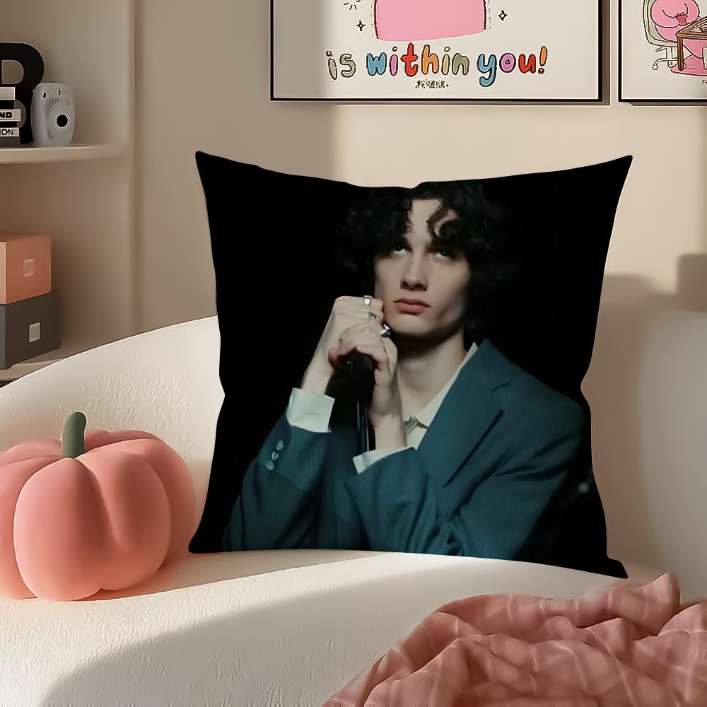 Soulful Latin Spanish Singer SSombr Cushion Cover Pillowcase Short Plush Invisible zipper Room Sofa Cushion Cover