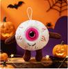 Spooky Eyeball Plush Toy Halloween Decoration Soft Stuffed Creepy Eye Pendant Bag Charm Party Favor Gift For Kids