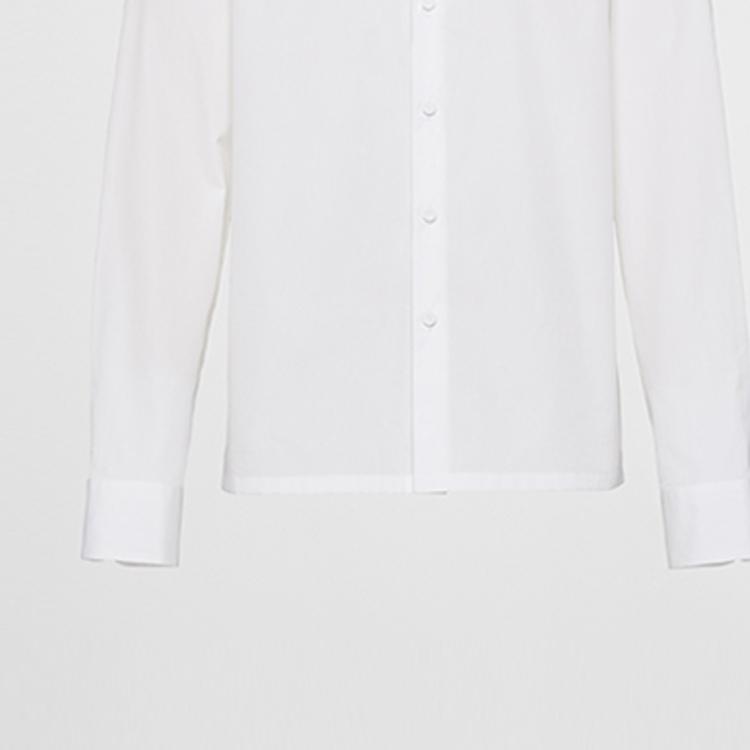 PRADA Shirts Men's White Lapel Moderate Other UCN530-10IV-F0964-S-OOO