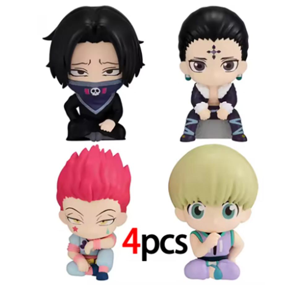 Аниме Фигурка Фигурка Killua Zoldyck Kurapika Фигурка Hisoka Фигурка Feitan Мини Модель Куклы Игрушка Подарки