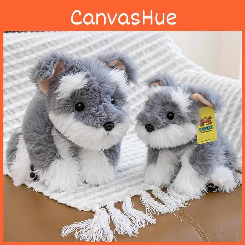 Snowing Cuddly Terrier Plush Toy With Realistic Design For Kids Decor Bedroom