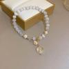 Natural Stone Bracelets Sweet Dopamine Pearl Baroque Bracelets Simple Collarbone Chain Fashionable Temperament Accessory