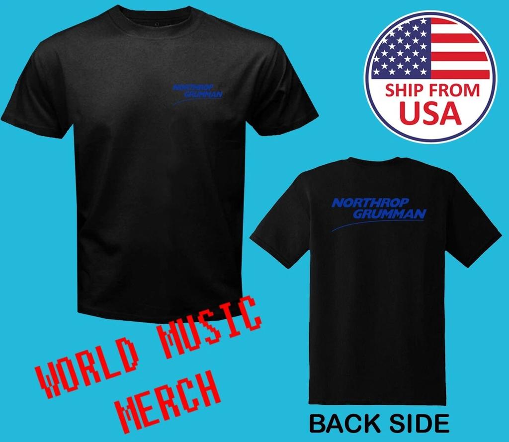Northrop Grumman Aerospace Men's Black Size S-5XL