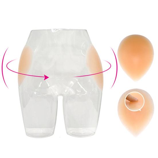 1 Pair Silicone Hip Pads Self-adhesive Invisible Hip Enhancer Shapewear Reusable Washable Women Butt Cushion Hip Dip Filler Corrector