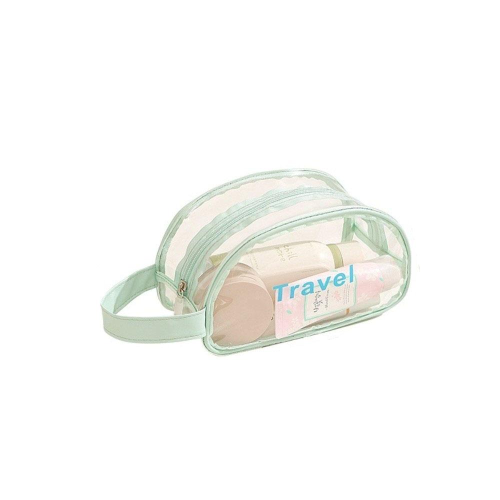Large Capacity Transparent Cosmetic Bag PVC Outdoor Sports Bag Fashion Swimming Storage Bag Sports