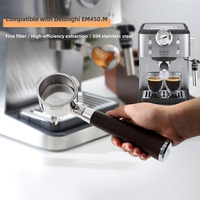 Ручка для итальянской машины DeLonghi EM450M № 304 Нержавеющая сталь с нижними аксессуарами 51 мм Кофейные инструменты