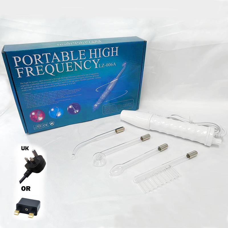 Портативный ручной уход за кожей Удаление черных точек и акне Подтяжка кожи Стимулятор волос и кожи головы Высокочастотный косметический прибор