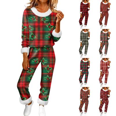 Женская мода повседневная домашняя одежда модный повседневный принт кардиган рубашка брюки комплект