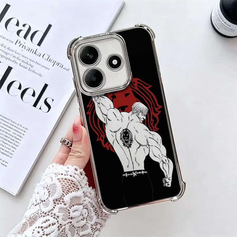 Семь Смертных Грехов Эсканор Мягкий Чехол Для Телефона Для Xiaomi Redmi Note 14 15 Pro Plus 13 12 11S 11T 5G 10 9S 9 Покрытие Защита От Падения Веселый