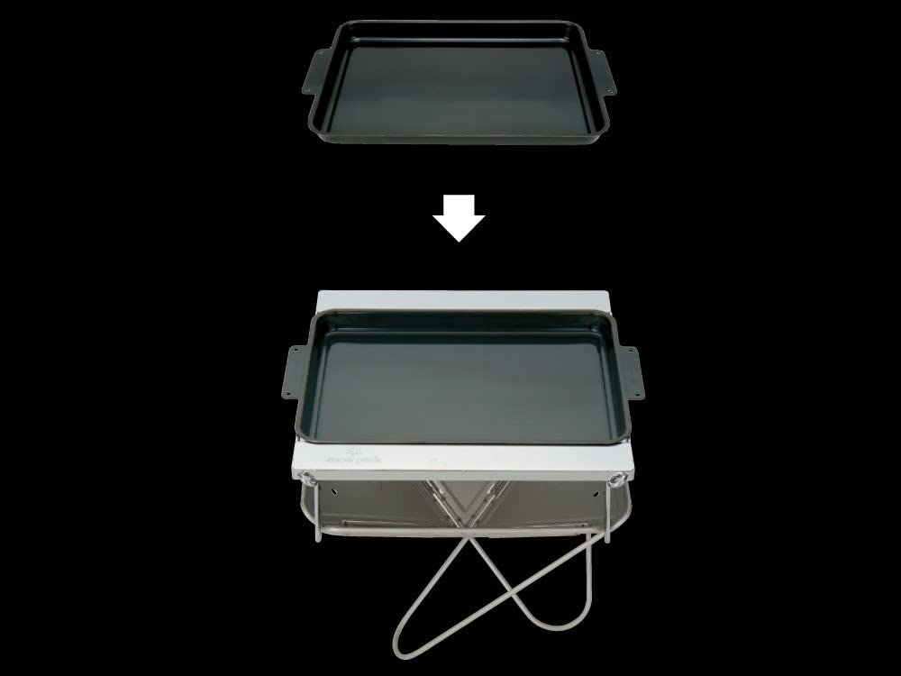 Snow Peak Grill Plate Black Iron Plate [For 3~4 People] GR-006