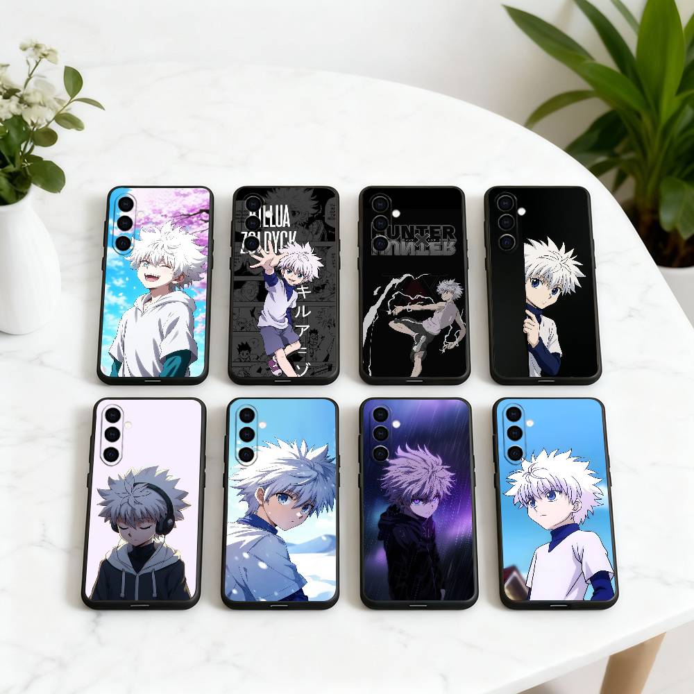 H-Hunter K-Killua Z-Zoldyck H-Hunter-KZ Чехол для телефона Черный Силиконовый Мягкий Для Samsung Galaxy A73,A72,A71,A70,A53,A52,A51