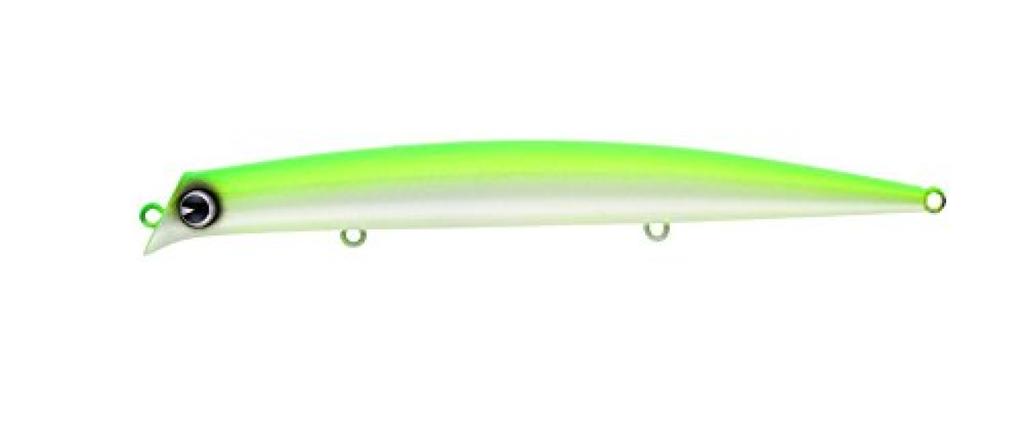 Ams Design Minnow Komomo 130 Slim TOMAHAWK Лаймовая спинка Жемчужный воблер (има) (Комомо) пылать. #KS130T-012