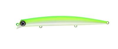 Ams Design Minnow Komomo 130 Slim TOMAHAWK Лаймовая спинка Жемчужный воблер (има) (Комомо) пылать. #KS130T-012