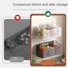 Transparent Ginger Storage Box No Punching Wall Hanging Basket  Kitchen Supplies