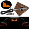 Car Windshield Glow Flexible LED Flashing LED Decoration Light Car Accessories LED Signal Lights For Car Windshield USB Panel Devil Eyes Light 1Pair