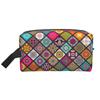 Bohemian Ethnic Traditional Pattern Storage Bags Portable Large Capacity Travel Cosmetic Bag Makeup Bag Ideal for Everyday Use