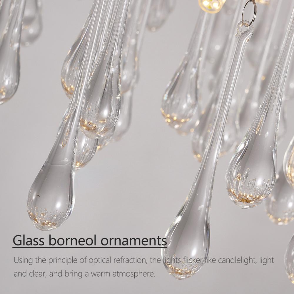 Новая современная роскошная хрустальная люстра, светодиодная потолочная люстра, подвесной светильник для столовой, декор для гостиной, хрустальный блеск