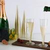 5 шт., флейты для шампанского для свадебной вечеринки, пластиковые бокалы для вина, одноразовые бокалы для шампанского, коктейльные чашки