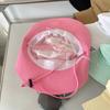 Spring Summer Bucket Hat Sunscreen Bow Strap Bucket Hats New Fishing Caps