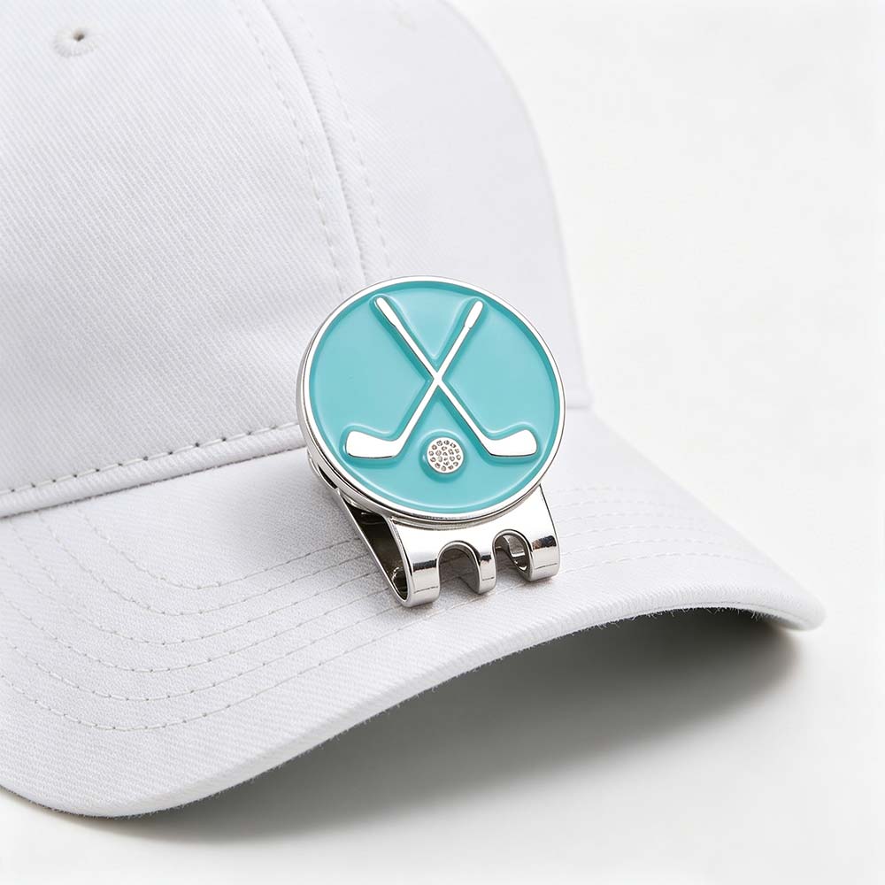 Removable Golf Hat Clip Position Marker Golf Cap Clips Portable Golf Ball Marker Outdoor Sports