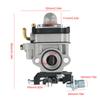 For 22cc 26cc 3c 34cc 36cc 2-stroke 11mm Carburetor Brushcutter Carburetor For Trimmer Cutter Chaaw