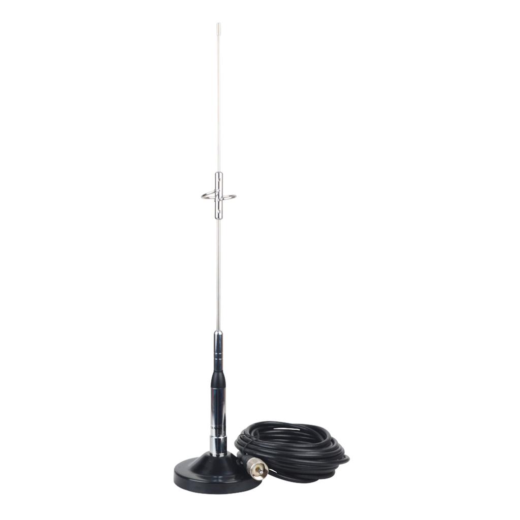 Dual Band Antenna 144MHz VHF and 430MHz UHF Two Way Antenna for Mobile Radio Magnetic Base Antenna