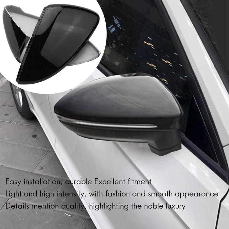 High Quality 2Pcs Car Left And Right Rearview Mirror Housing Cover For Golf 7