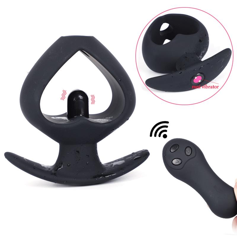 Полая анальная пробка с краном для мытья ануса, чистки влагалища, клизма, фаллоимитатор XL, секс-игрушки, силиконовая Анальная пробка, беспроводная