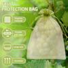 100Pc Fruit Grow Bags Garden Breathable Mesh Strawberry Grapes Protection Netting Bag with Drawstring For Pest Control Anti-Bird