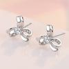 Серьги из стерлингового серебра 925 пробы, новые женские модные украшения, высокое качество, синие, розовые, белые, фиолетовые, с кристаллами циркона, хит продаж, серьги