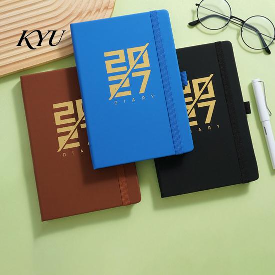 Study Planning Notepad 2027 Monthly Planner Agenda, Eye-friendly Paper And PU Leather Academic Agenda Organizer Cover, Time Management Notebook