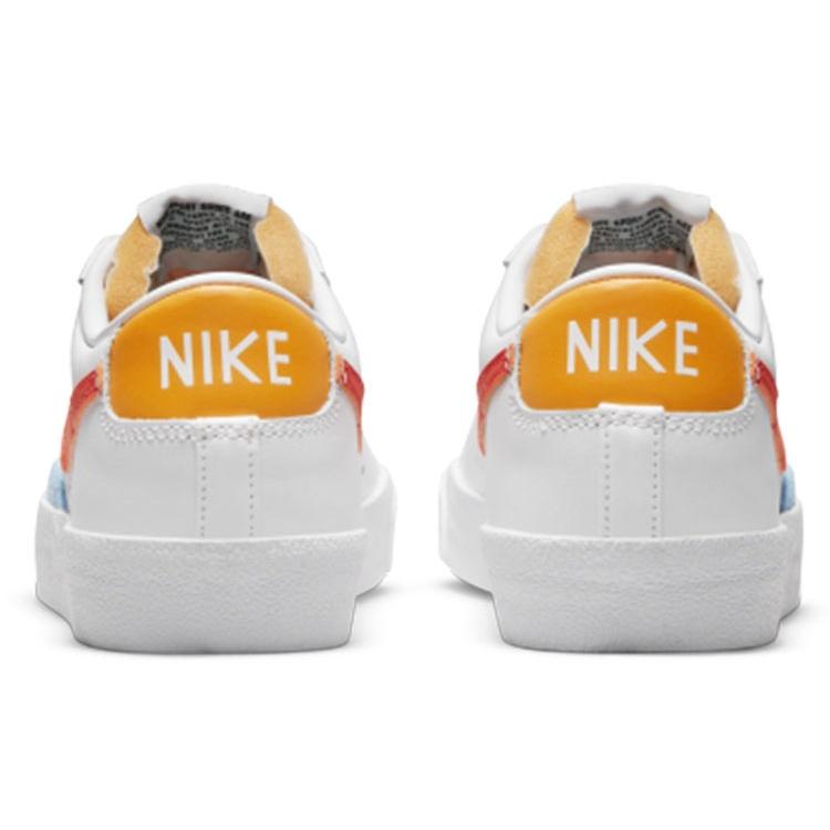 (WMNS) Nike Blazer Low '77 'White Orange' Women's DC4769-105