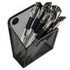 Mesh Magnetic Pencil Holder Metal Stationary Organizer Desktop Stationery Storage Mesh Basket for Refrigerator Locker Office