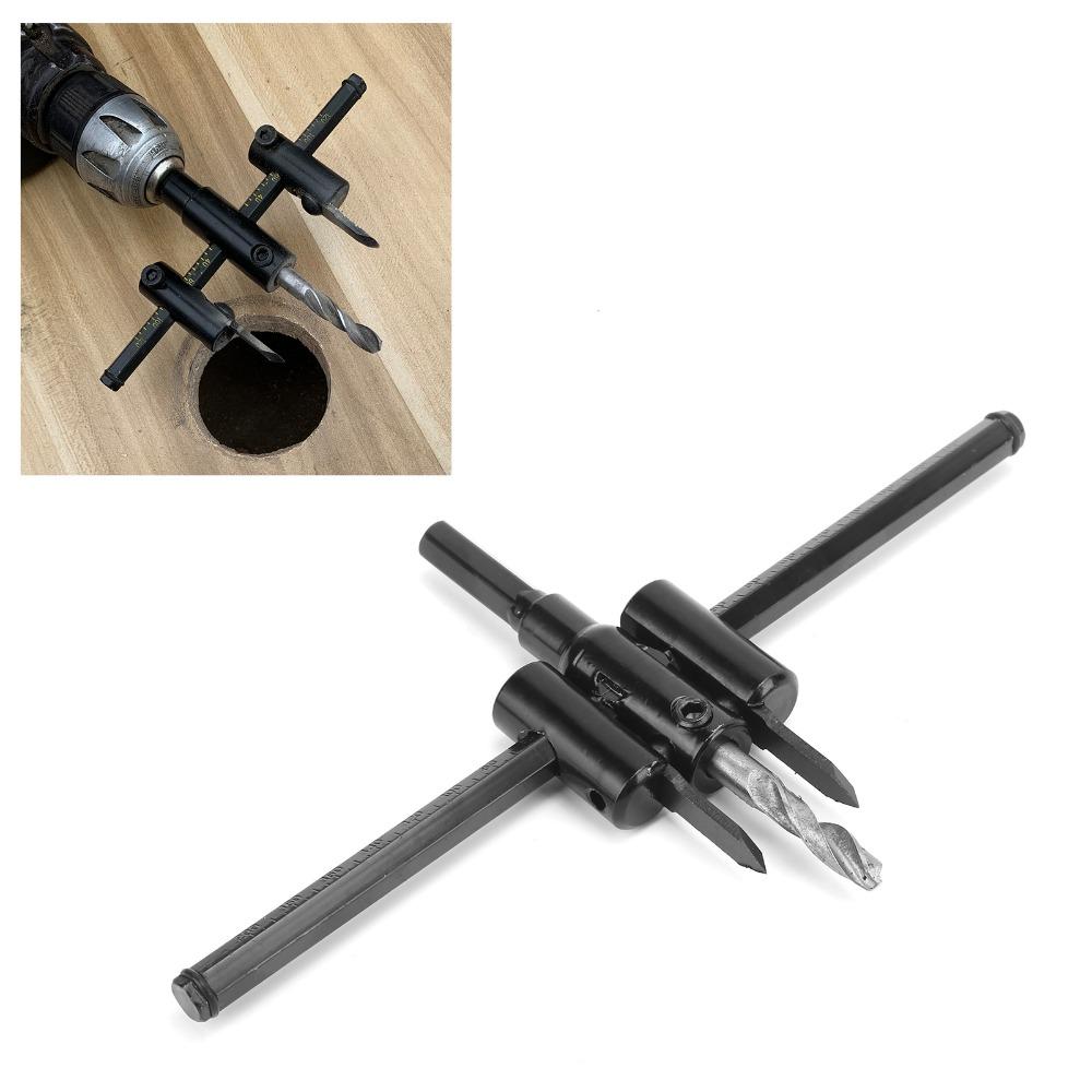 Aircraft Type Twist Bit Adjustable Hole Saw Woodworking Drill Tool For Drywall