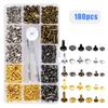 Metal Studs Snap Fastener Leather Rivets Tubular Rivets Screw Button Rivets Fixing Tools