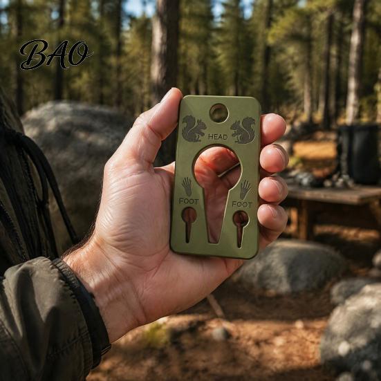 Game Handling Accessory Squirrel Processing Tool for Field Hunting, Portable Animal Skinning Tool, Small Gear Durable Compact Hunting Outdoor