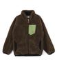 Bonding Fleece XL Kid's Jacket, Boys, Olive,