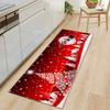 Christmas Kitchen Sand Carpet Doormat Long Floor Mat