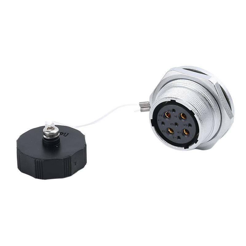WEIPU WS24 TQ/ZMQ 2 3 4 9 10 12 19 Pin Electrical Wire Soldering Charger Aviation M24 Connector Metal Power Adapter IP65