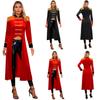 Women's Long Sleeve Gothic Steampunk Halloween Costume Coat Victorian Tailcoat Jacket